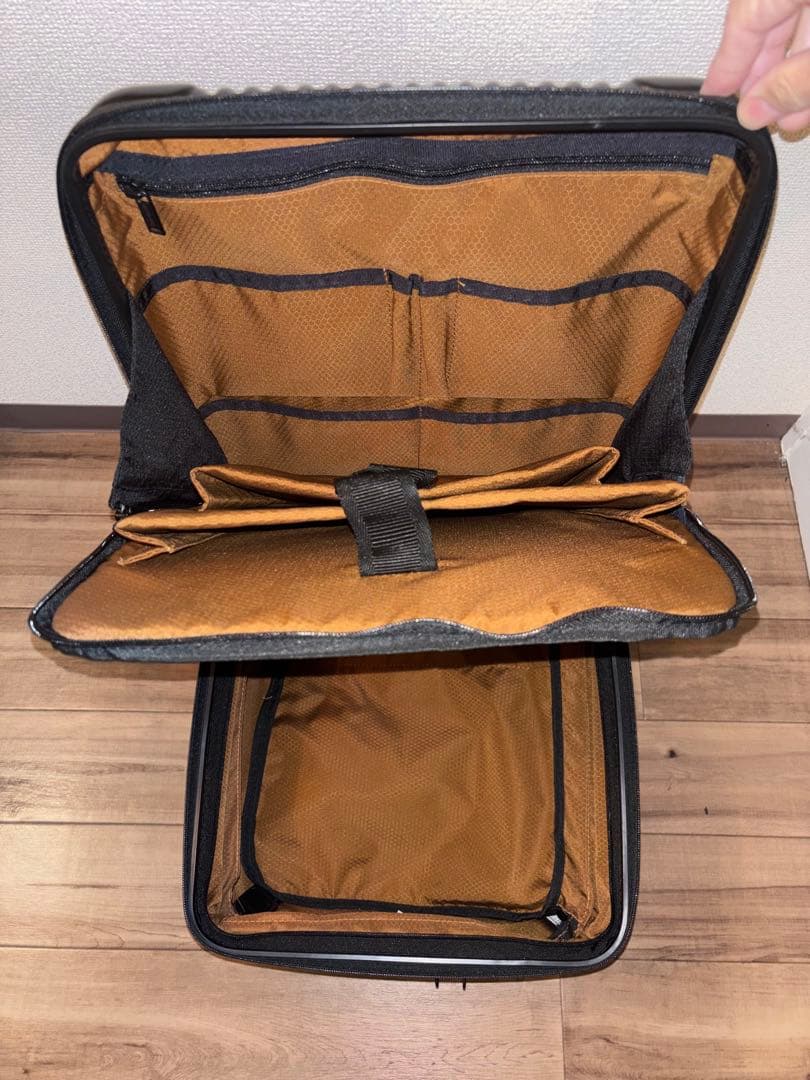 希少】マスターピース キャリーケース 迷彩 ストッパー付 機内持込可