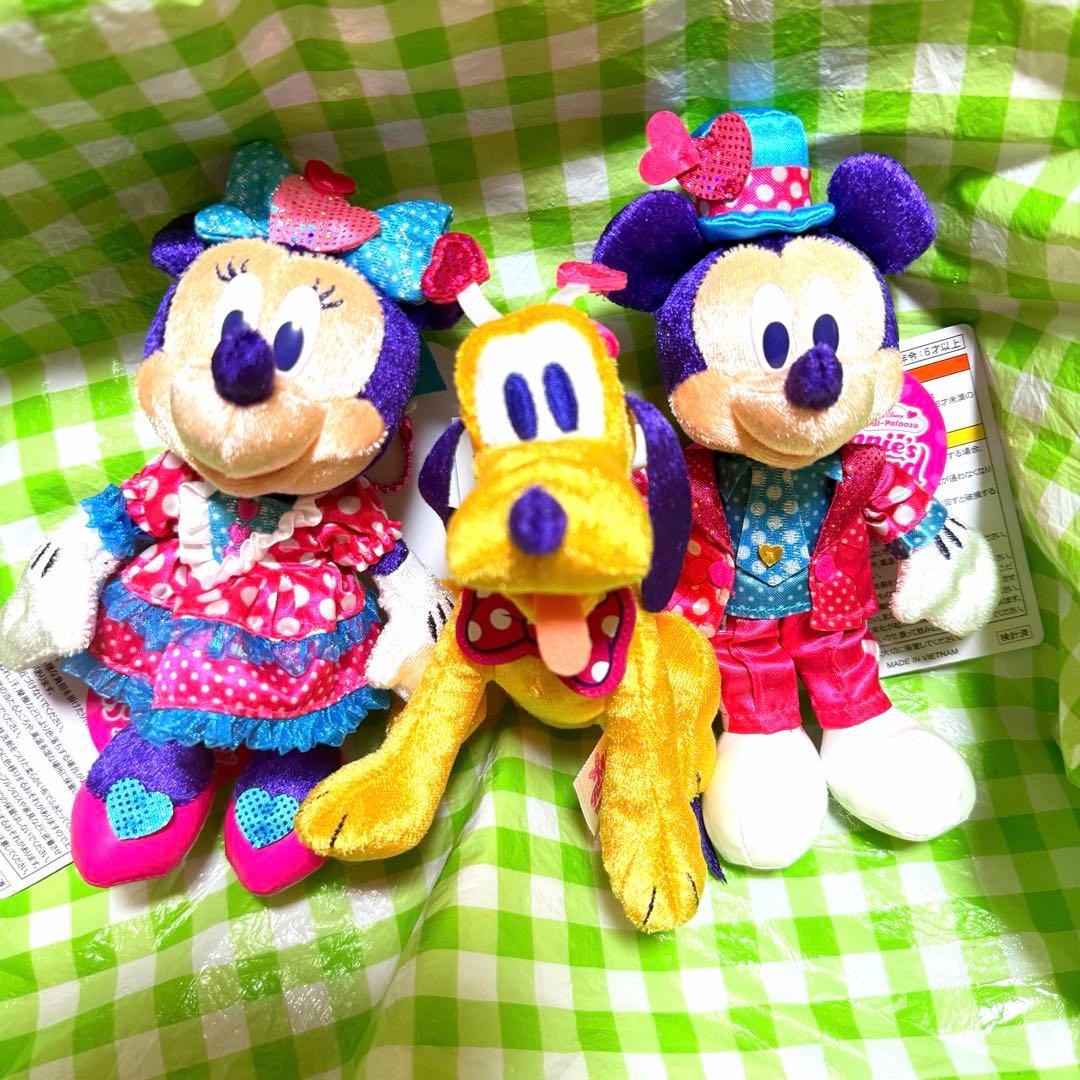 ミニーのファンダーランド　ぬいぐるみバッジセット ミニーぬいぐるみバッジ（ミニーのファンダーランドグッズ
