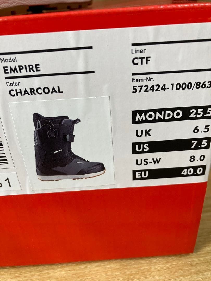 24-25モデルDEELUXE EMPIRE 25.5cm CTFサーモインナー