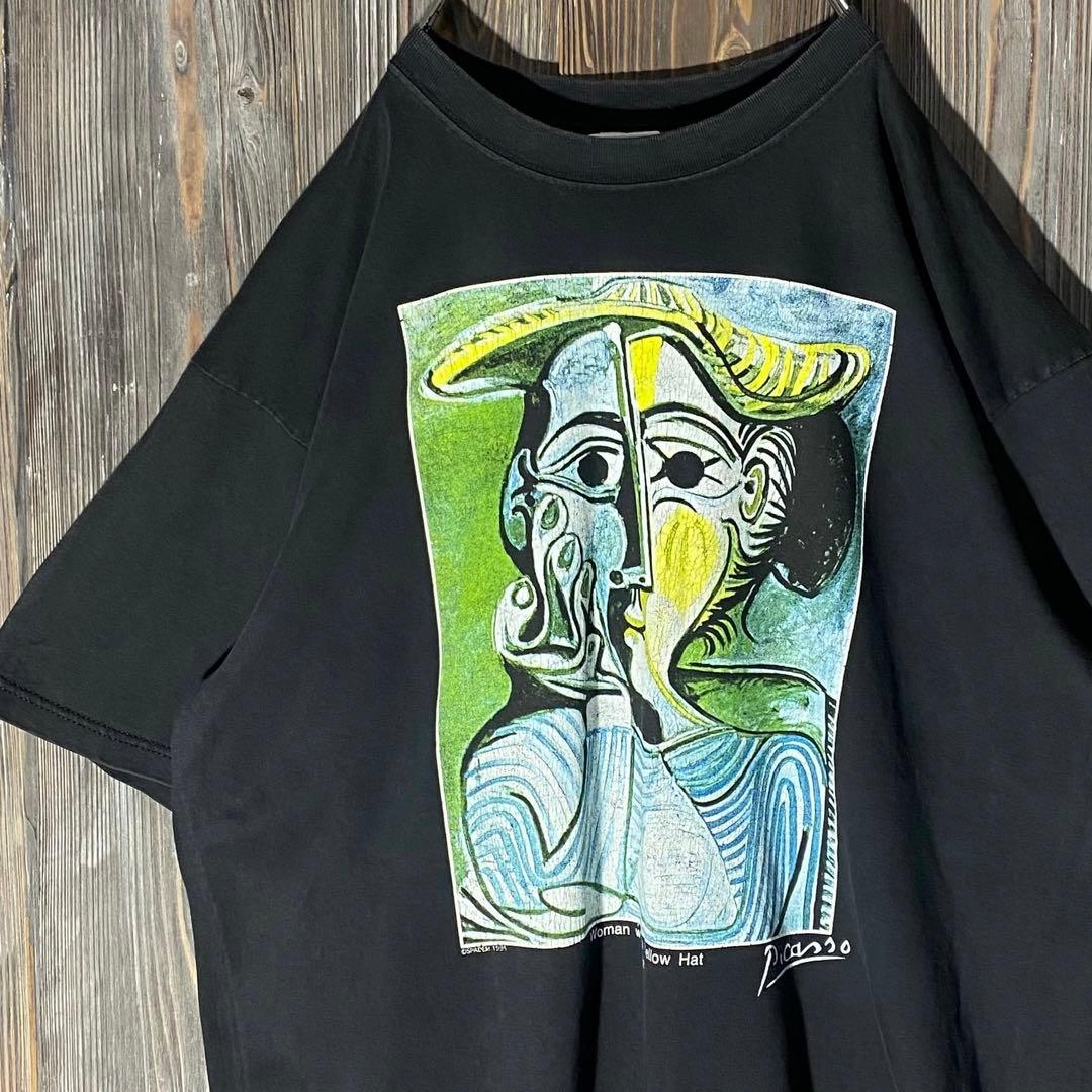 90s ピカソ Picasso ヴィンテージTシャツ アート USA製 当時物 - メルカリ