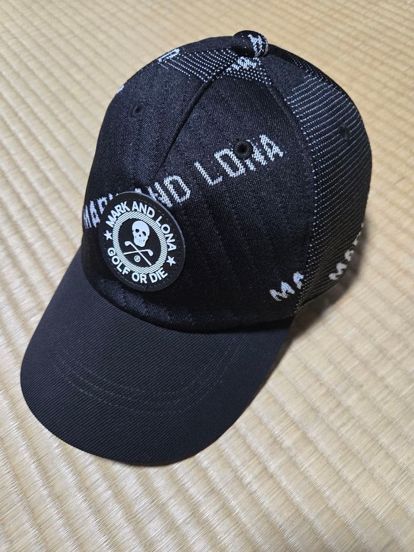 専用　マークアンドロナ　ゴルフキャップ MARK&LONA（マークアンドロナ） 【新品】マークアンドロナ キャップ 黒