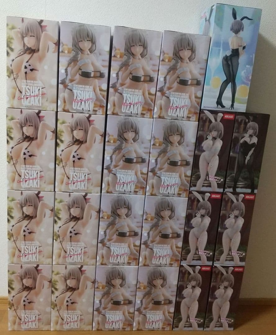 宇崎 月 花 フィギュア BiCute バニー メイド 水着 GLITTER