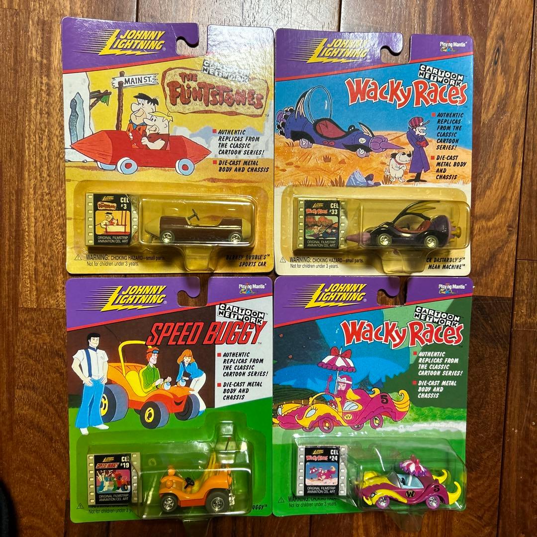 ジョニーライトニング　カートゥーンネットワーク　チキチキマシン他　ミニカー4種 Amazon.co.jp: チキチキマシン猛レース ジョニーライトニング ブラック