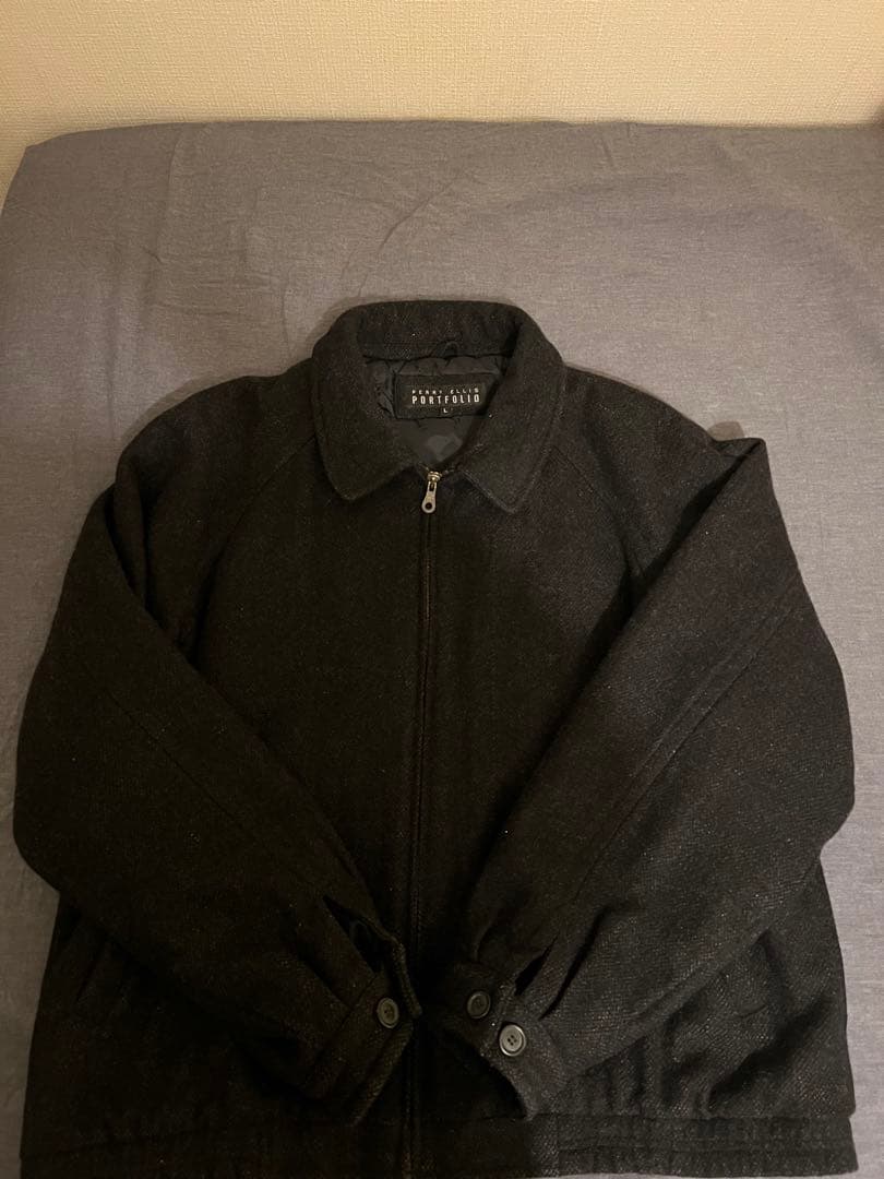 PERRY ELLIS PORT FOLIO ウールジャケット 短丈 ボックス - メルカリ