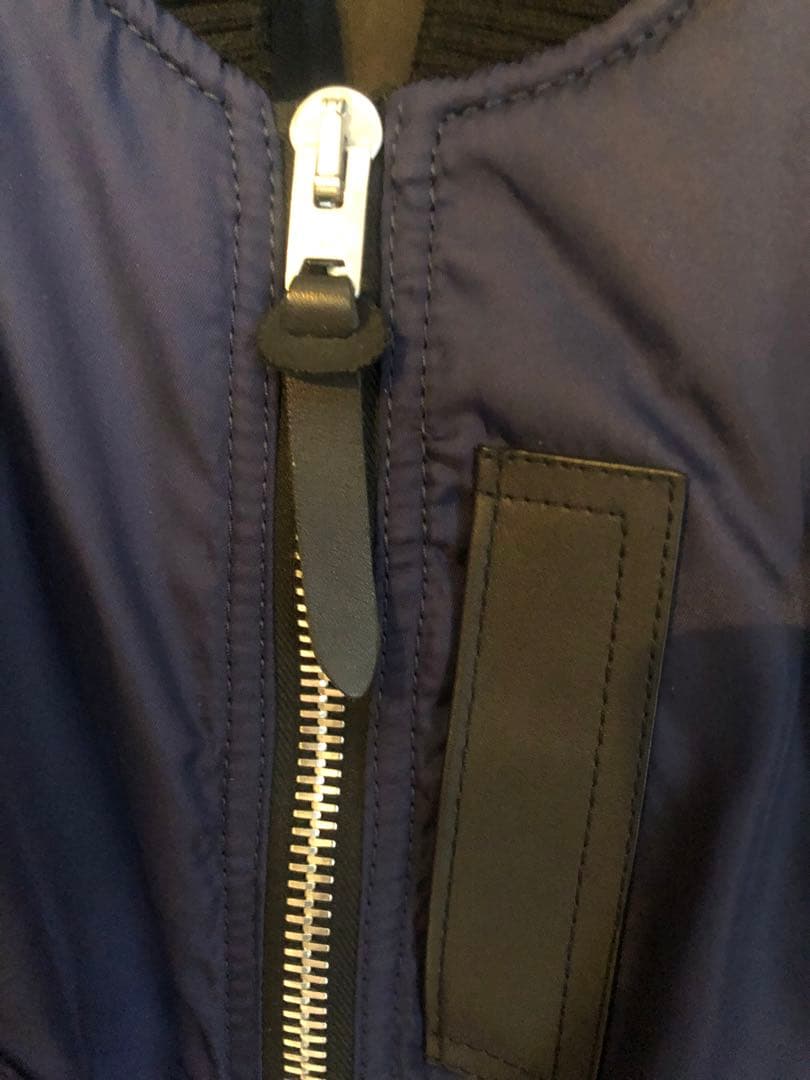 タ*ィ様 COACH コーチ MA-1 フライトジャケット ボンバー ネイビー