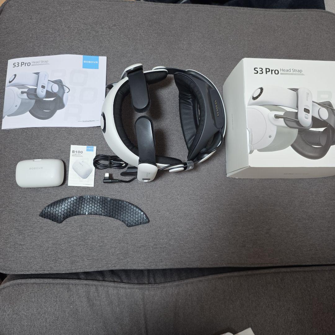 BoboVR S3 Pro  Quest3向けバッテリーストラップ BOBOVR S3 Pro Battery Strap for Meta Quest 3 & Quest 3S