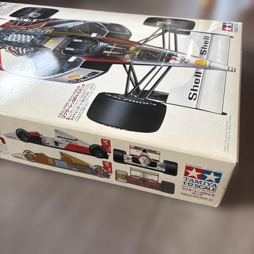 （1）初版？田宮　Tamiya McLaren MP4/6 Honda 1/12