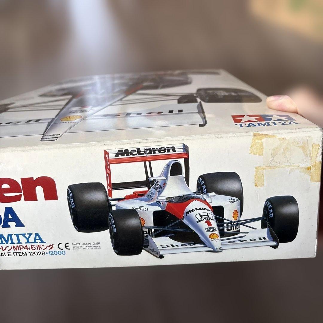 （1）初版？田宮　Tamiya McLaren MP4/6 Honda 1/12