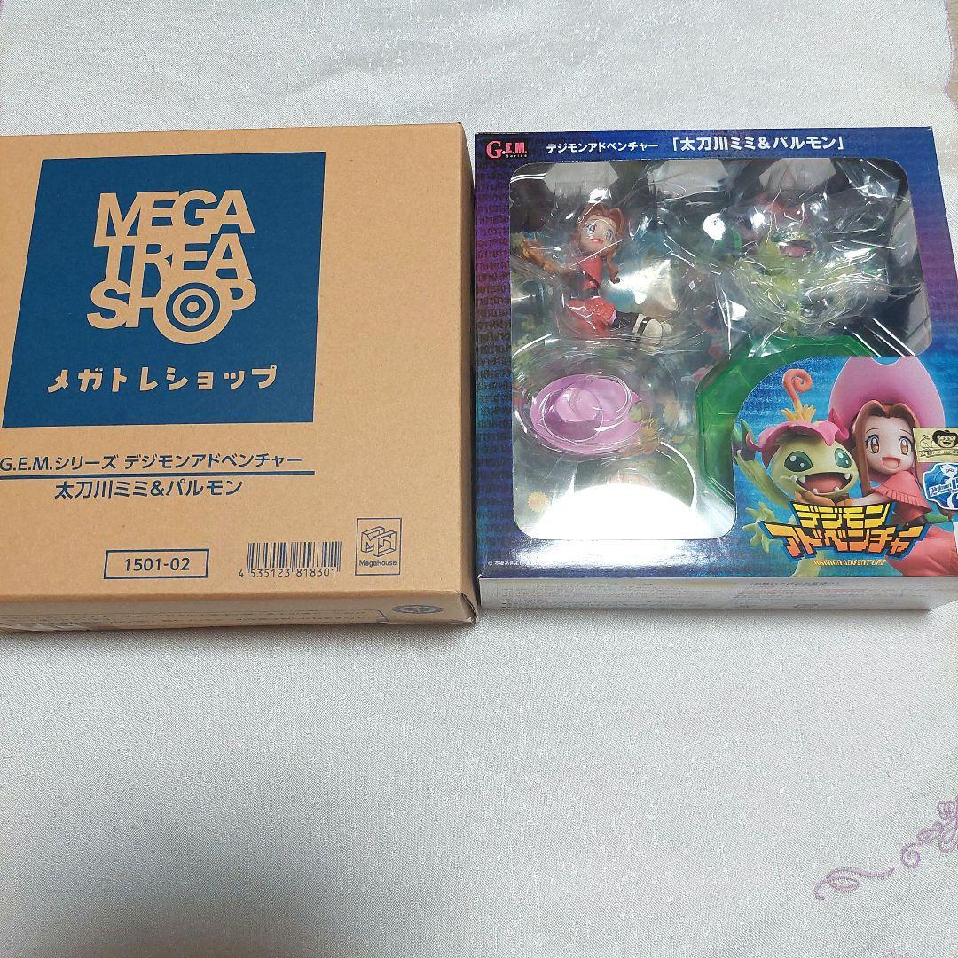 デジモン デジモンアドベンチャー ミミ パルモン フィギュア FIG]メガトレショップ限定 G.E.M.シリーズ 太刀川ミミ&パルモン