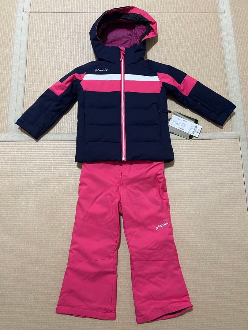 新品未使用 Phenix フェニックス 子供 スキーウェア 100cm キッズ フェニックス（PHENIX） ジュニア キッズ 子供 スキー ウェア上下