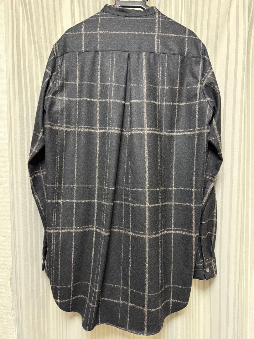 amachi. amachi Random Grid shirt ウールシャツ - メルカリ