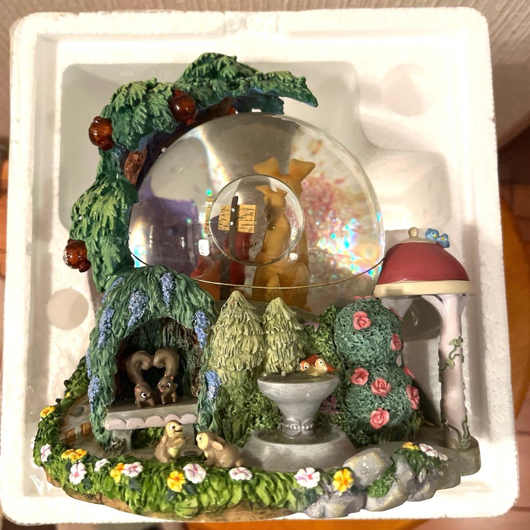 ディズニーストア　わんわん物語Lady&Trumpスノーグローブ　オルゴール付き