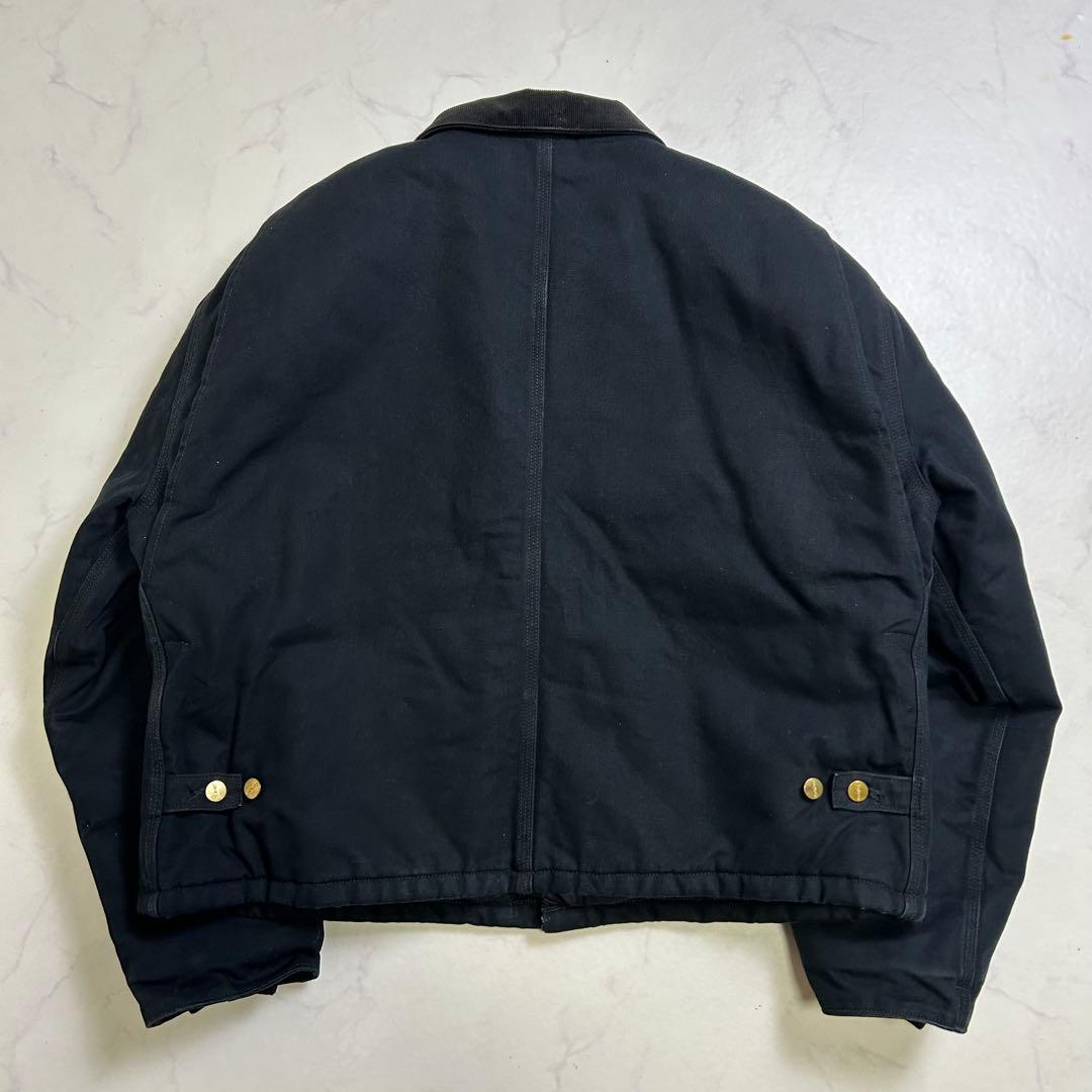 美品】カーハート トラディショナルジャケット ショート丈 黒 XL