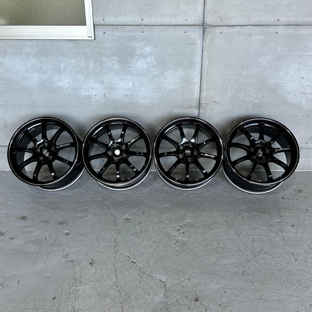 三菱 ランエボⅦ 装着 LM SPORT 18インチ　アルミホイール4本セット 三菱 ランエボⅦ 装着 LM SPORT 18インチ アルミホイール4本セット