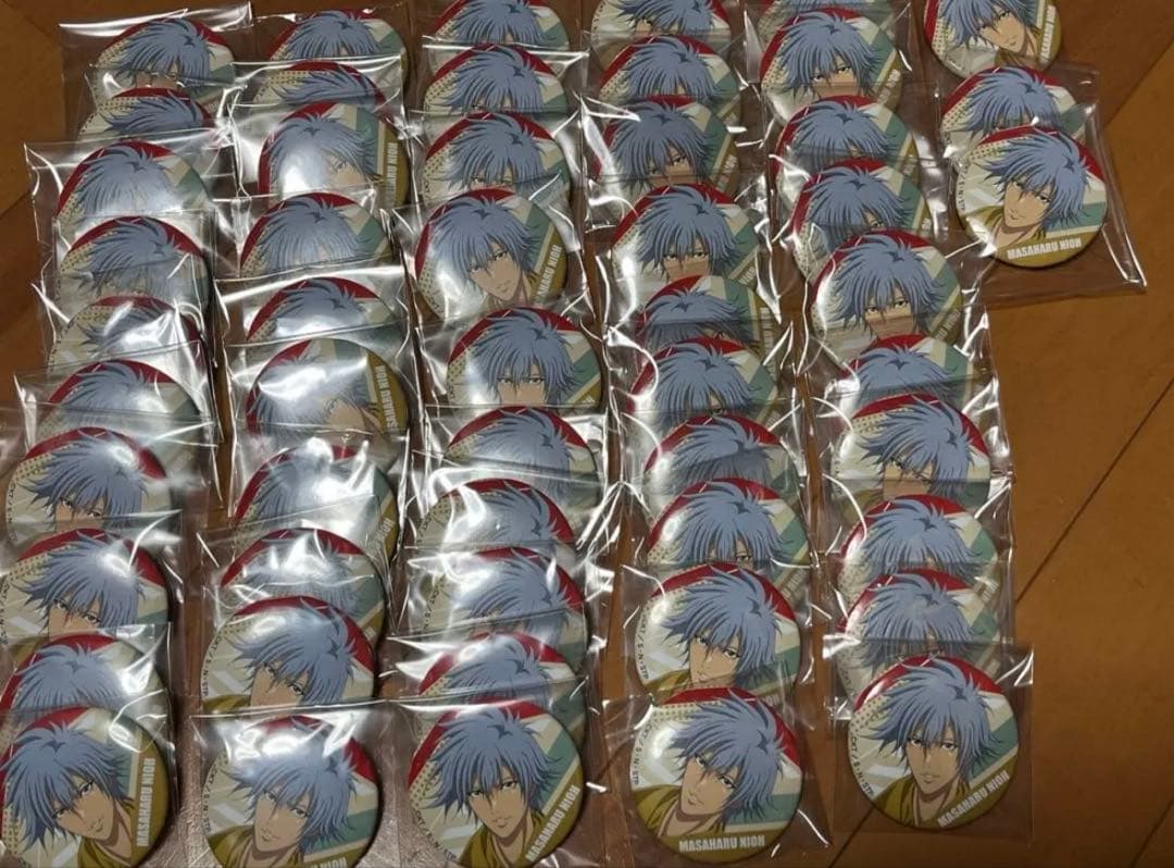 仁王雅治缶バッジ 53点セット 描き下ろし 仁王雅治 65mm缶バッジ [新テニスの王子様] | キャラクター