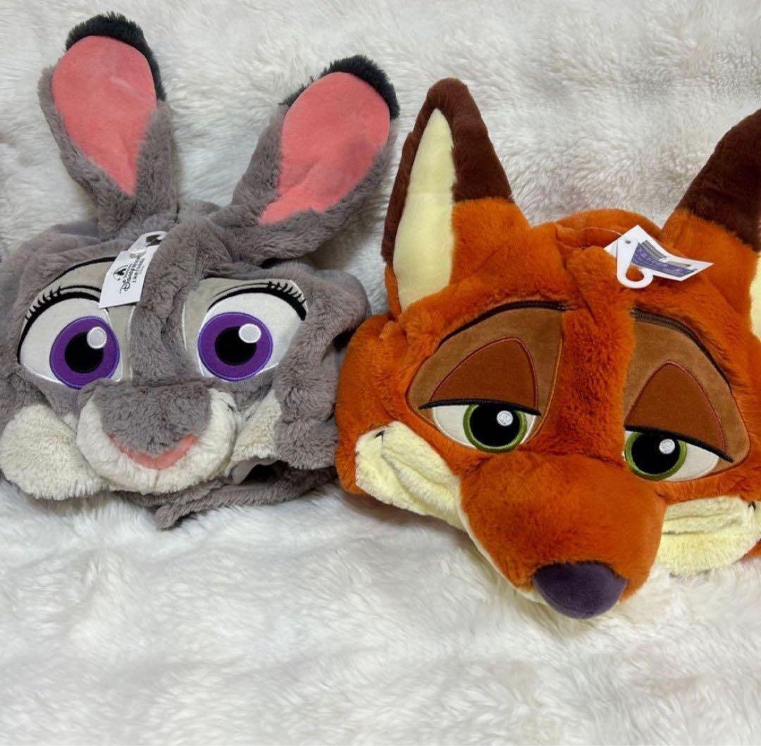 上海ディズニー ズートピア ジュディ ニック ファンキャップ 新品タグ