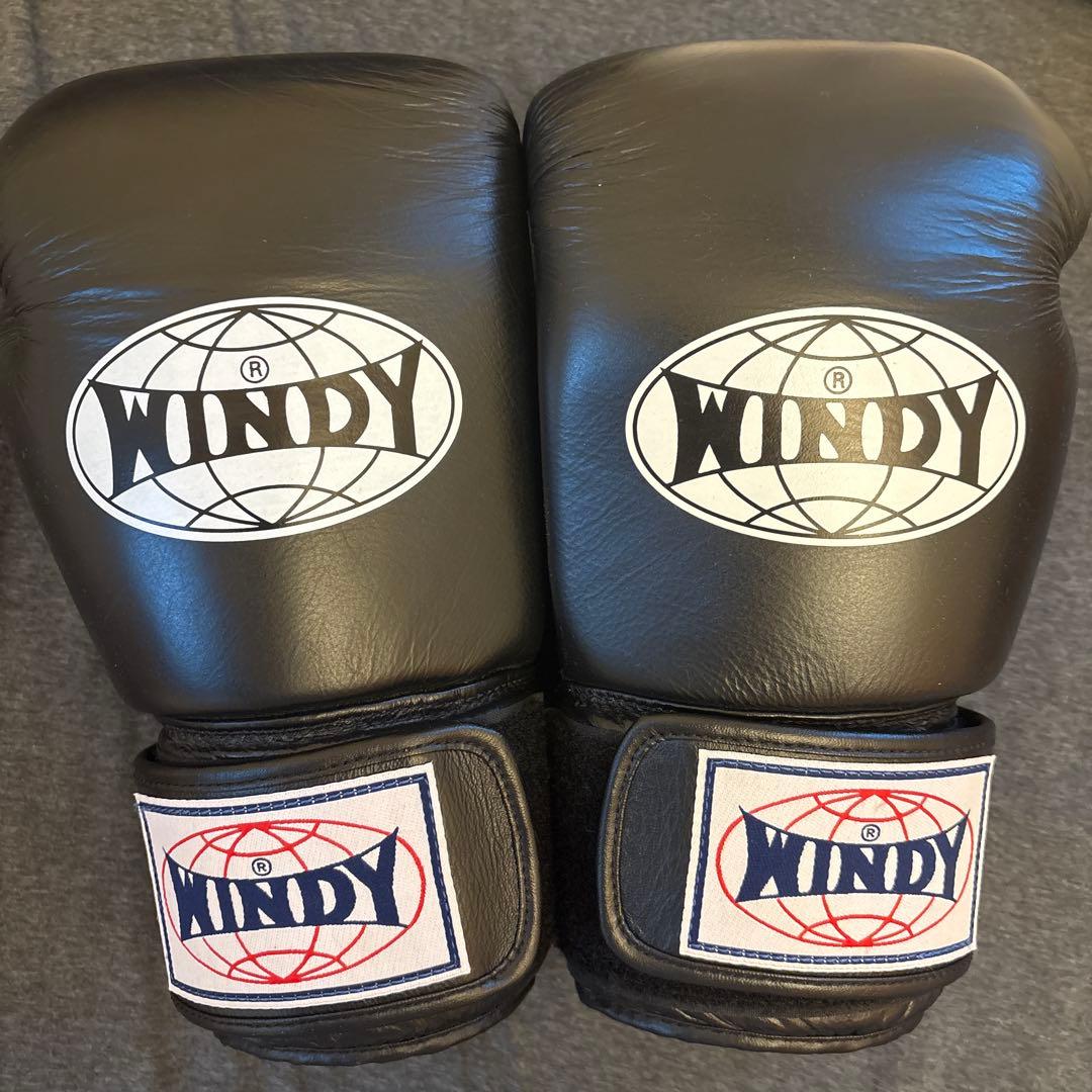 WINDY ボクシンググローブ 16 oz ブラック Amazon.co.jp: ウィンディ Windy boxing gloves キック ボクシング