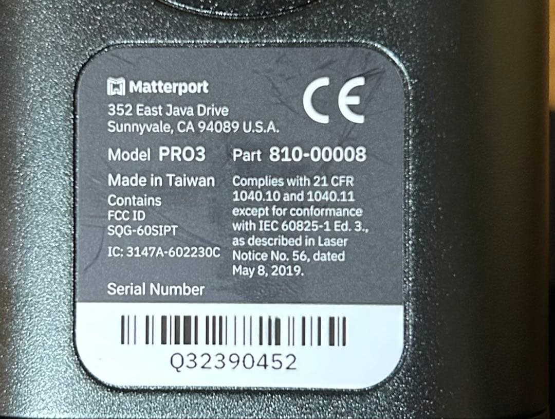 値下げ交渉受付中　〜2/15まで　MatterportPro3
