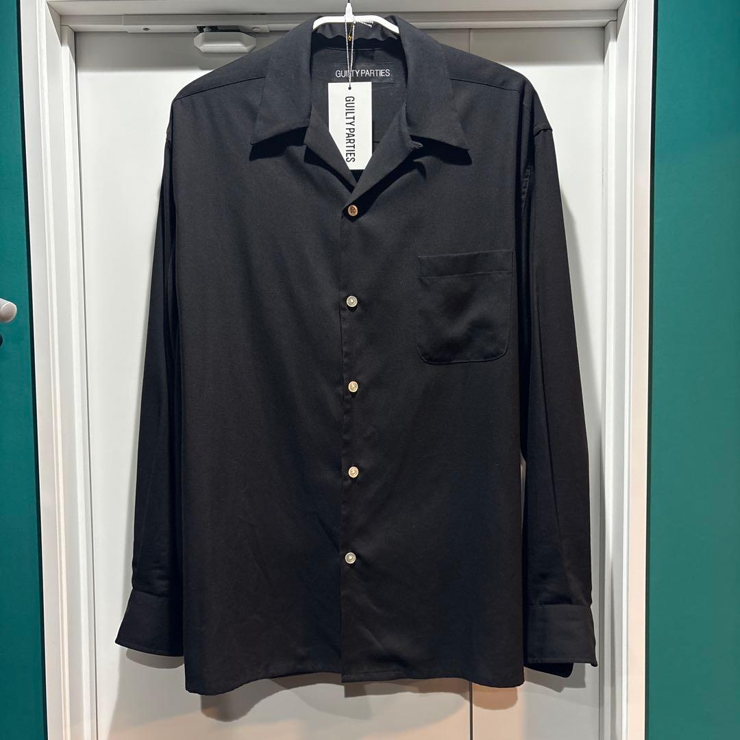 ワコマリア 50sシャツ　ブラック　XL WACKO MARIA / 50'S SHIRT L/S (TYPE-1) / kaddish