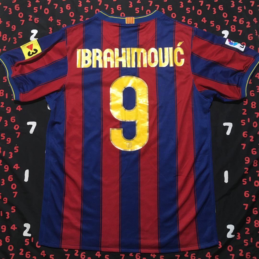 イブラヒモビッチ 09-10 バルセロナ ユニフォーム ミラン スウェーデン