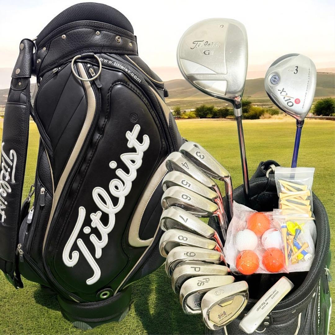 タイトリスト ゼクシオ 初心者 メンズ ゴルフクラブセット フルセット