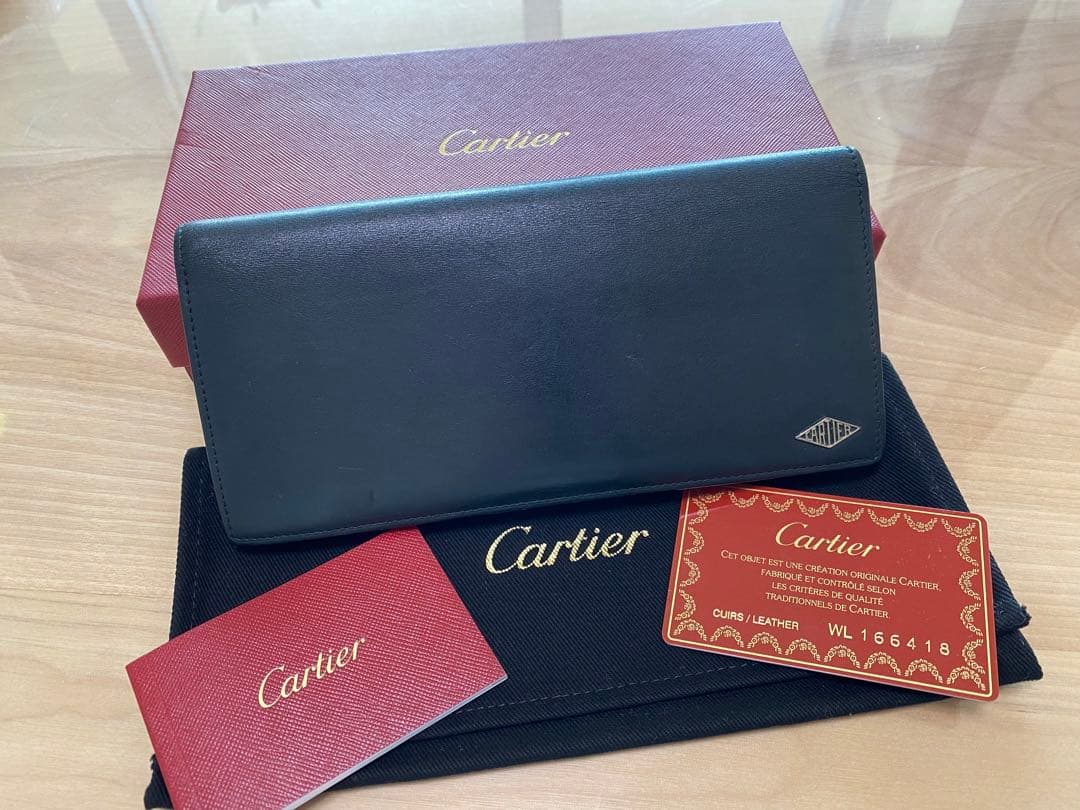 Cartier カルティエ　希少 二つ折り 長財布 ブラック 黒 楽天市場】【財布】Cartier カルティエ ルイカルティエ