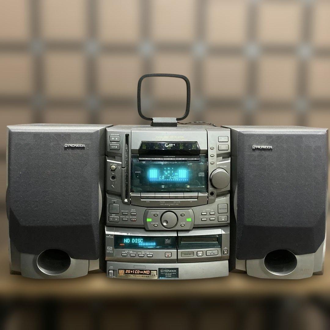 PIONEER XR-P5MD ミニコンポ CD MD カセットデッキ - メルカリ