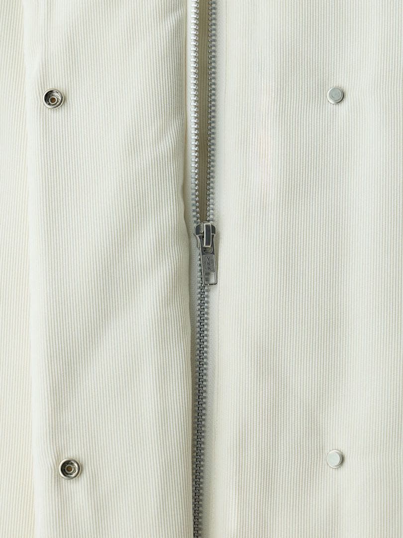 未使用】crewre クルーレ コーデュロイシートダウンコート／アイボリー