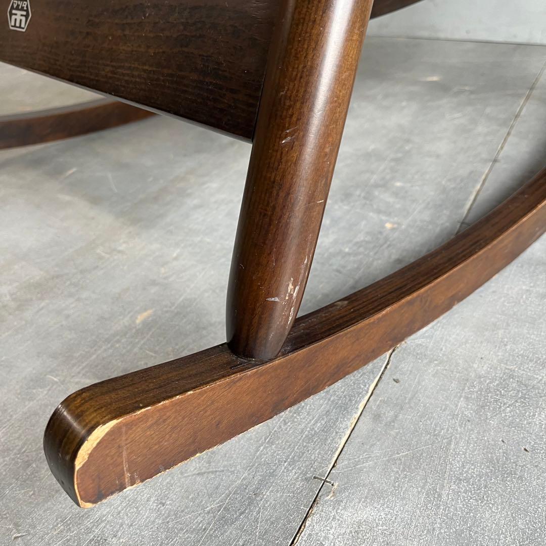 ヴィンテージ 松田家具 ロッキングチェア レアカラー 希少色 ミッド