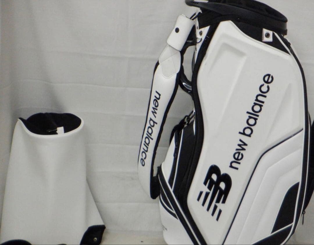 new balance ゴルフバッグ ホワイト - メルカリ