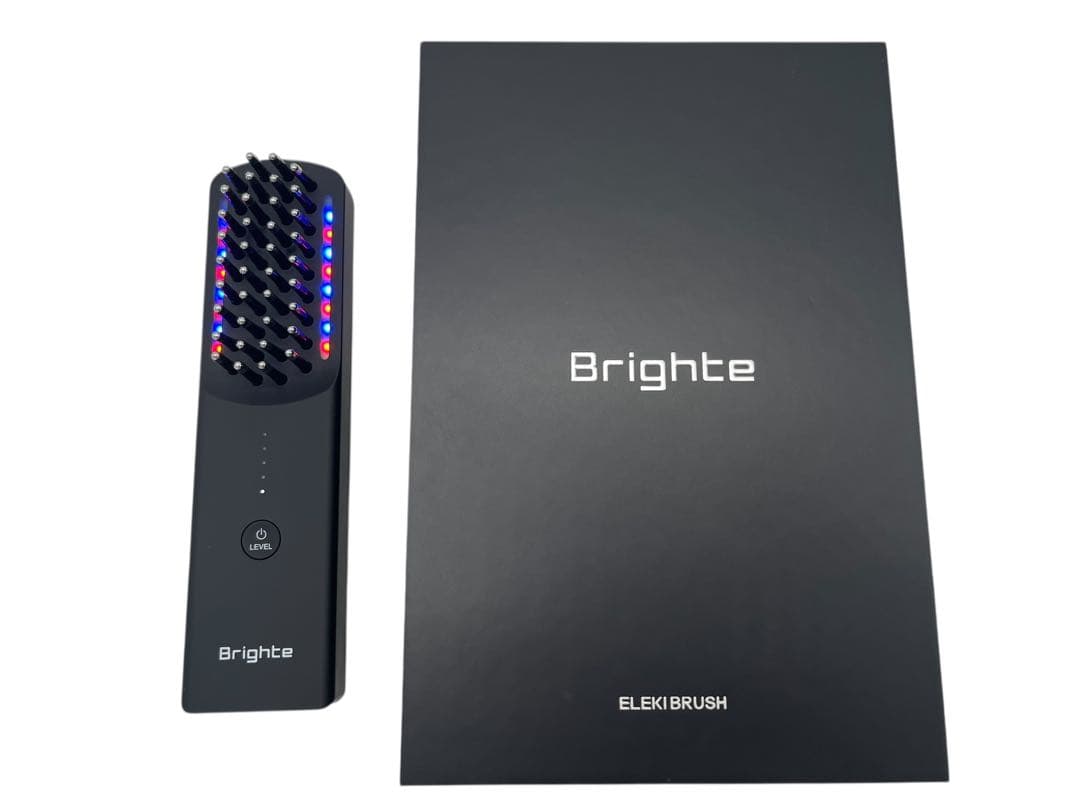 美品 Brighte ブライト エレキブラシ BRT-FS145 動作品 美顔器 BRT-FS145 ブラシ型美顔器 ELEKI BRUSH（エレキブラシ） Brighte