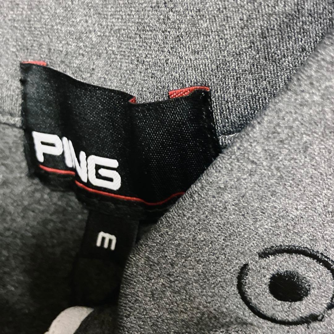新品】PING 2024年 キルティング ハーフジップシャツ ホワイト M