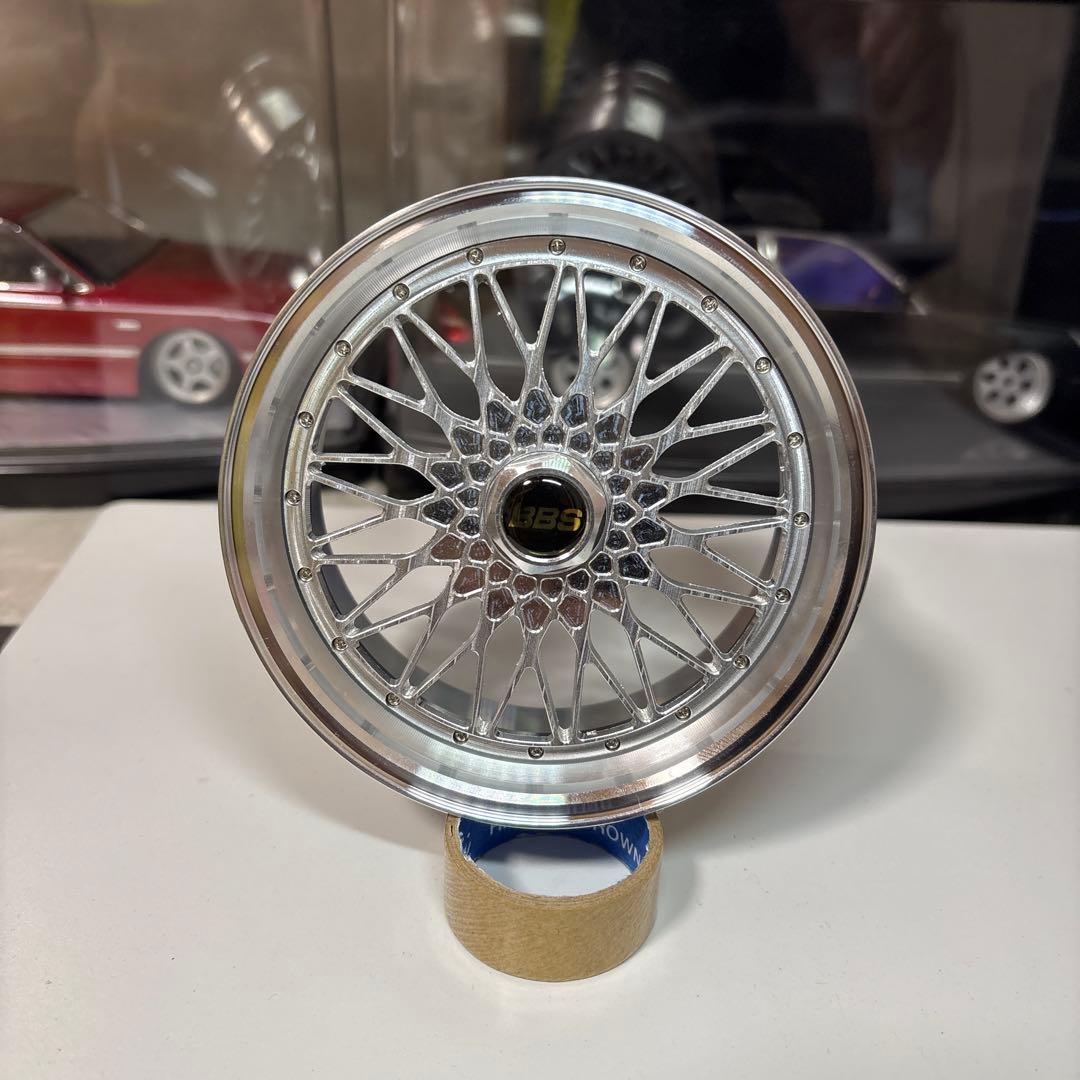 BBS RS ミニチュア ホイール オブジェ 新品 BBS RS シルバー ミニチュアオブジェ アルミホイール フィギュア