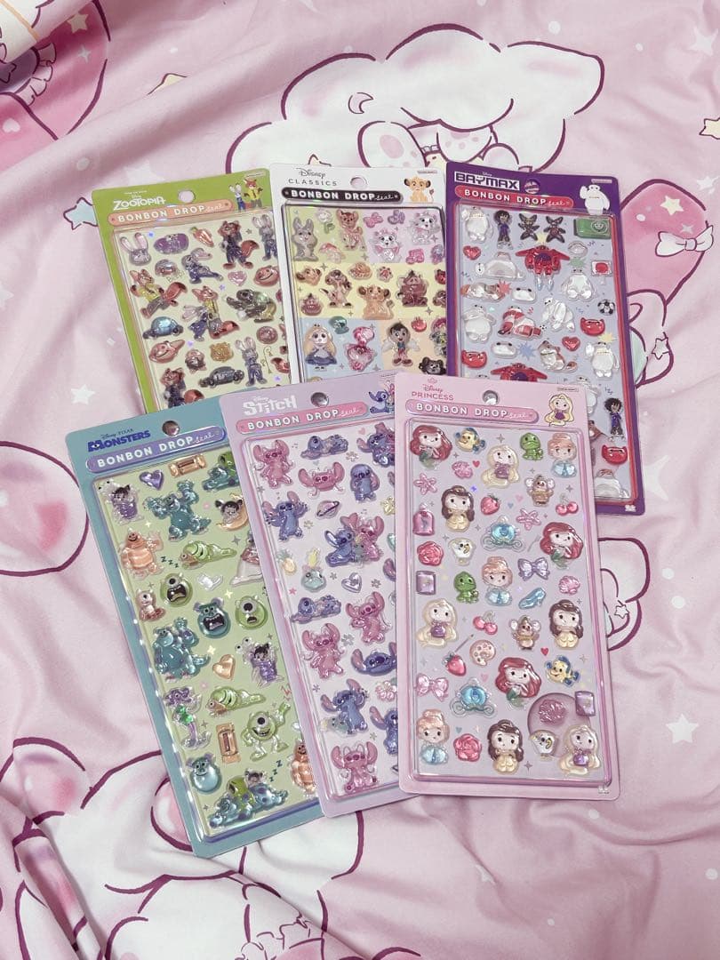 正規品】ボンボンドロップシール ディズニー 第2弾 6種セット - メルカリ