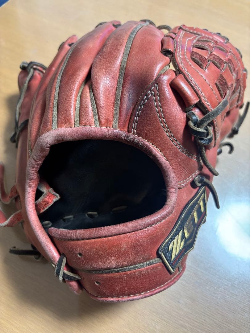 ゼット 硬式グローブ 赤 ゼット(ZETT) 野球 少年軟式グローブ 内野手用 軟式ネオステイタス