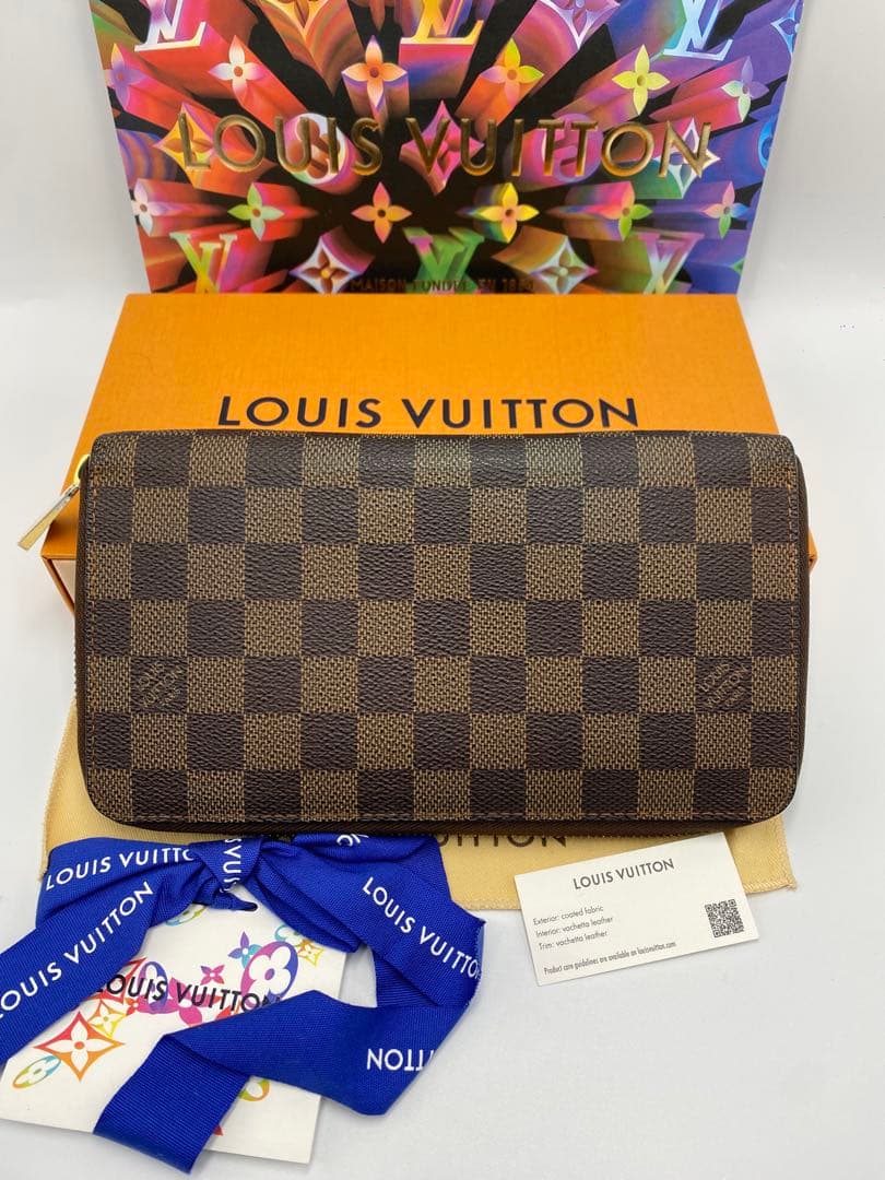 ✨極美品✨ ルイヴィトン　ジッピーオーガナイザー　ウォレット　ダミエ　長財布 楽天市場】ルイヴィトン 長財布 ジッピーオーガナイザー NM ダミエ