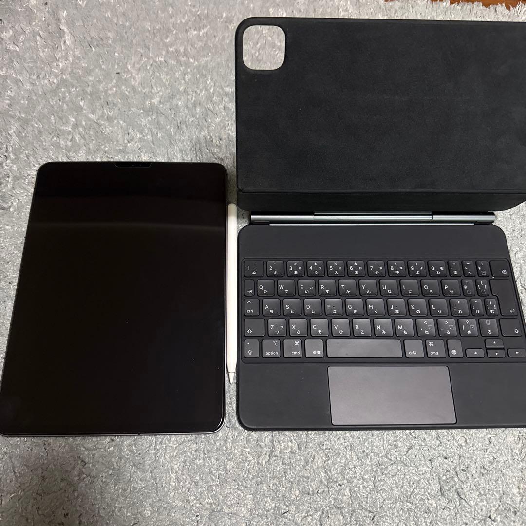 iPadPro11インチWi-Fi＋Cellular キーボード&ペンシル付き Amazon | iPad Pro 11 2022年型 第4世代 キーボード ケース タッチ