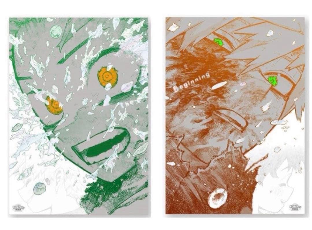 ヒロアカ原画展 A2アートポスター2枚セットThe Beginning - メルカリ