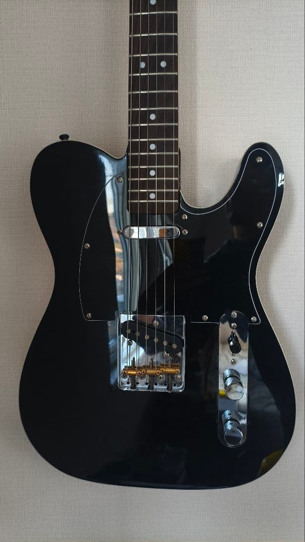 テレキャスター　ブラック　ダブルバインディング