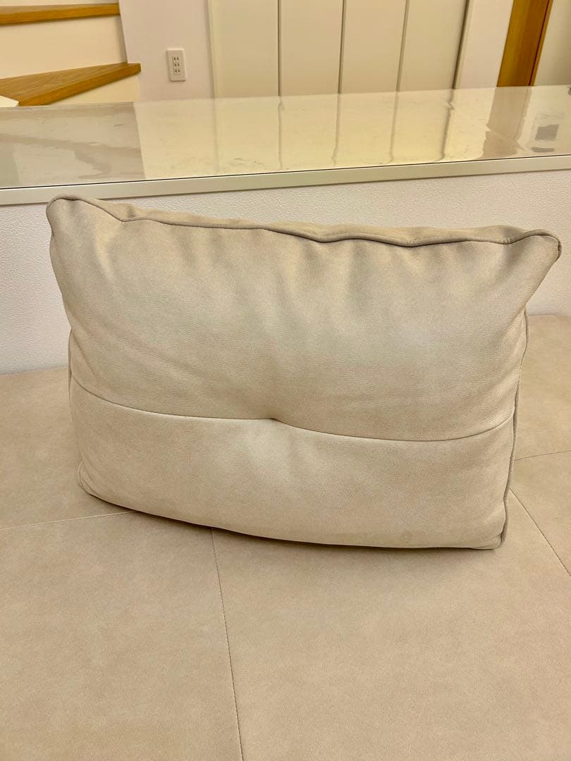 ほぼ新品 アルフレード 置き型クッション 背クッション ソファ プラチナグレー RELAX FORM（リラックスフォーム） 関家具 公式店 置き型クッション 背