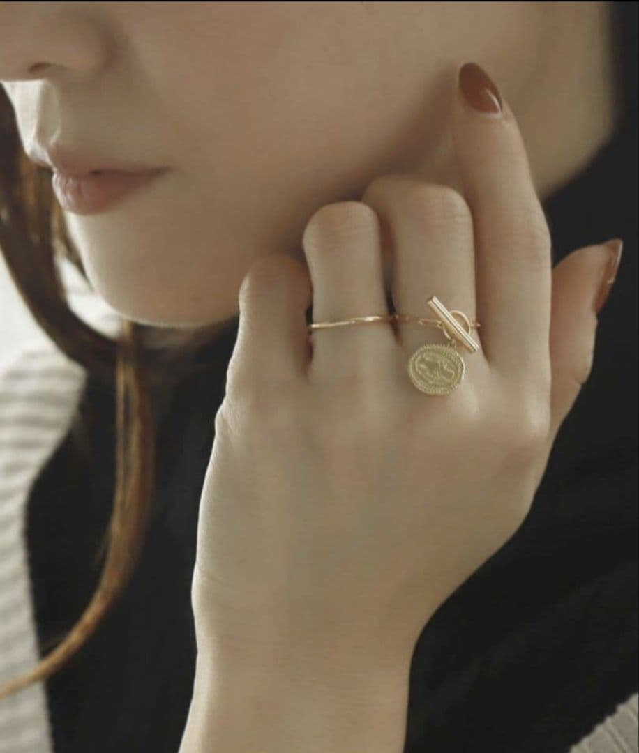 シエナロゼ　チェーンリング　メダイ　Lサイズ 楽天市場】GEMSTONE・チェーンリング[グリーンアメジスト]／シエナロゼ