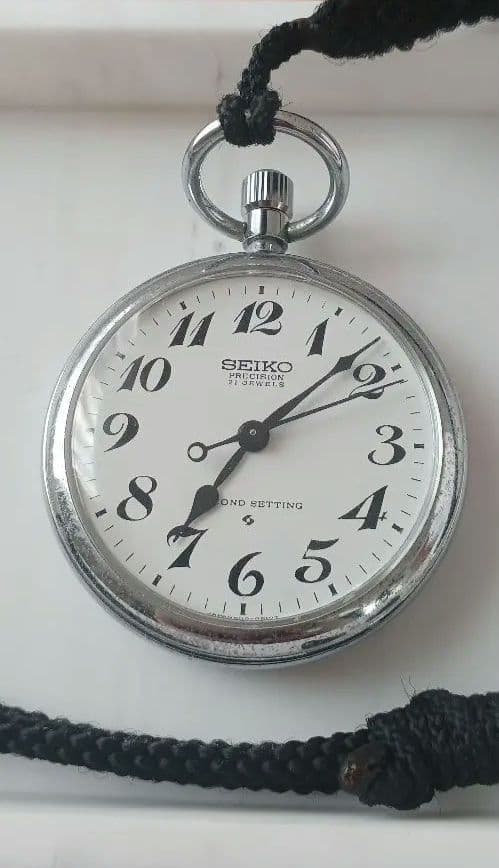 SEIKO 懐中時計 手巻き 鉄道時計 東北鉄 - メルカリ