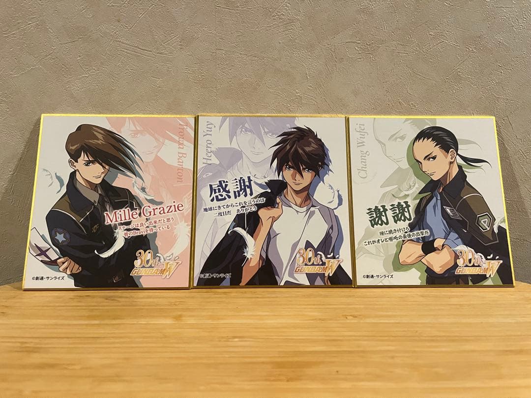 新機動戦記ガンダムW Endless Waltz特別篇 特典 色紙 全3種コンプ