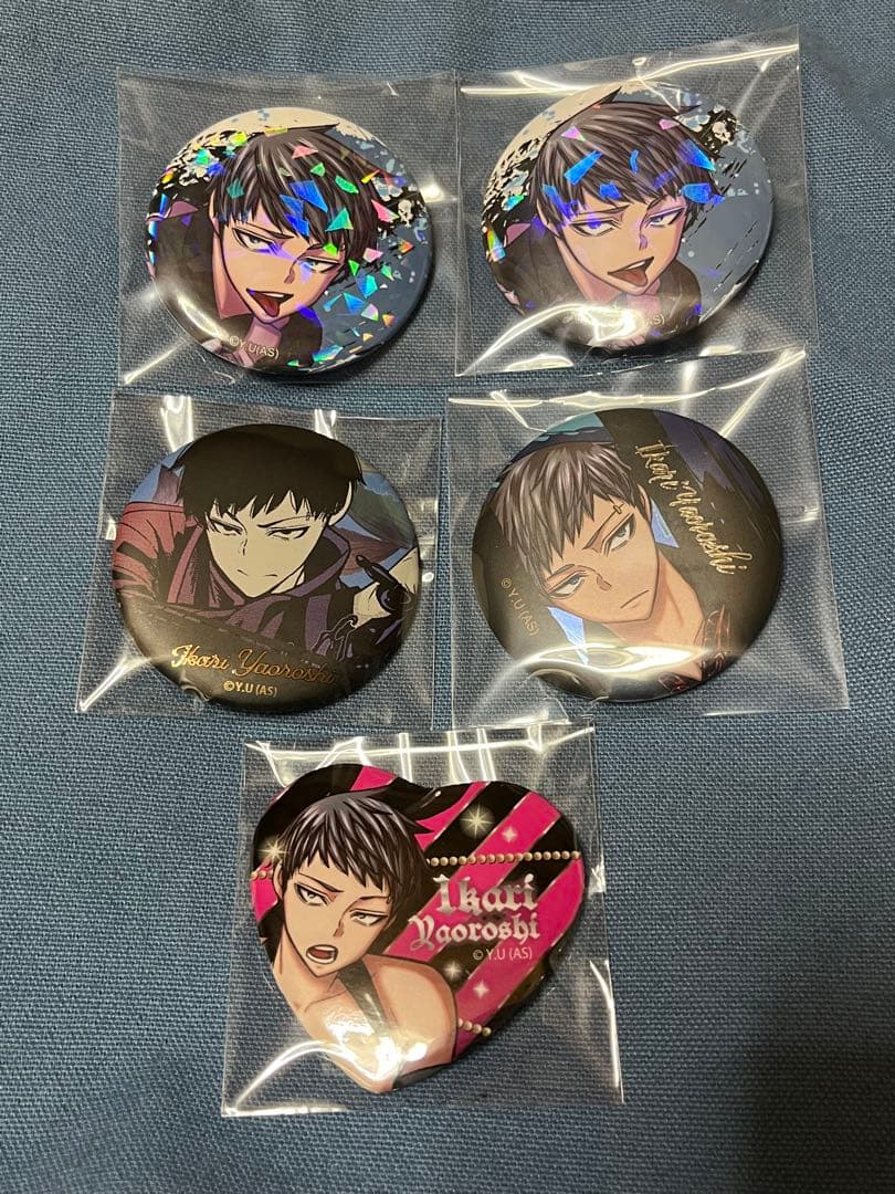 桃源暗鬼 矢颪碇 缶バッジ 5個セット - メルカリ