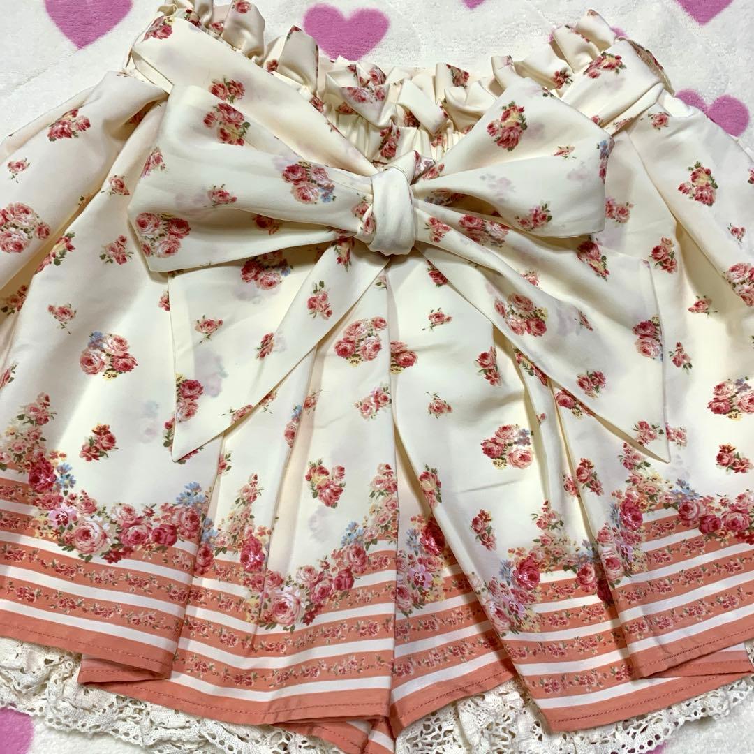 LIZLISA 花柄 フレアキュロット - メルカリ