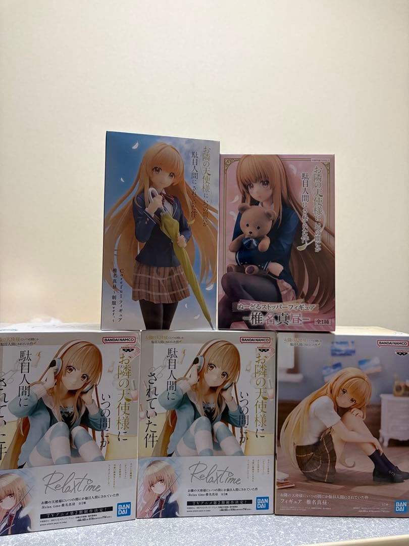 椎名真昼 プライズフィギュア 5点