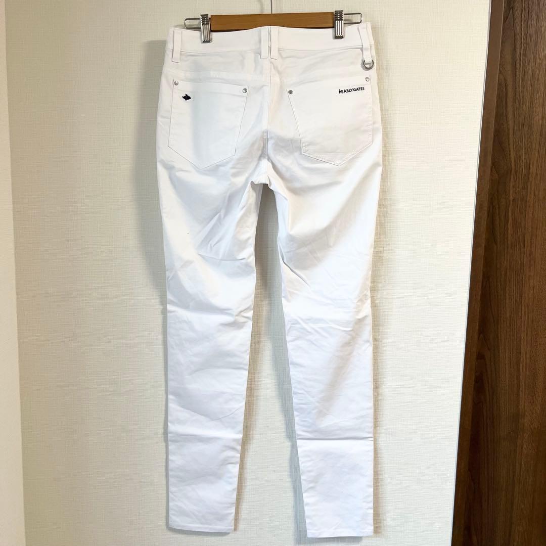 未使用品】パーリーゲイツ ゴルフ パンツ 2 ホワイト 白 レディース
