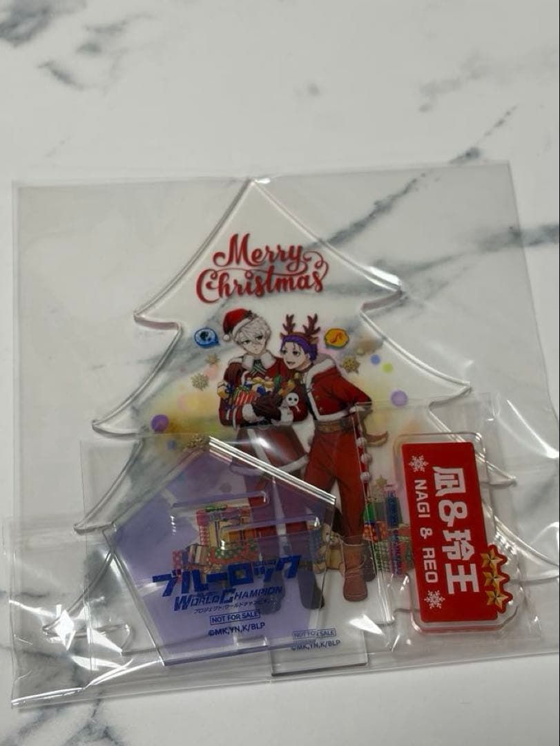 【値引き】ブルーロック PWC 凪&玲王　クリスマスver.アクリススタンド ◤#エゴイスト登場◢|| 【X 'mas】#凪誠士郎 (CV.#島﨑信長)が参戦