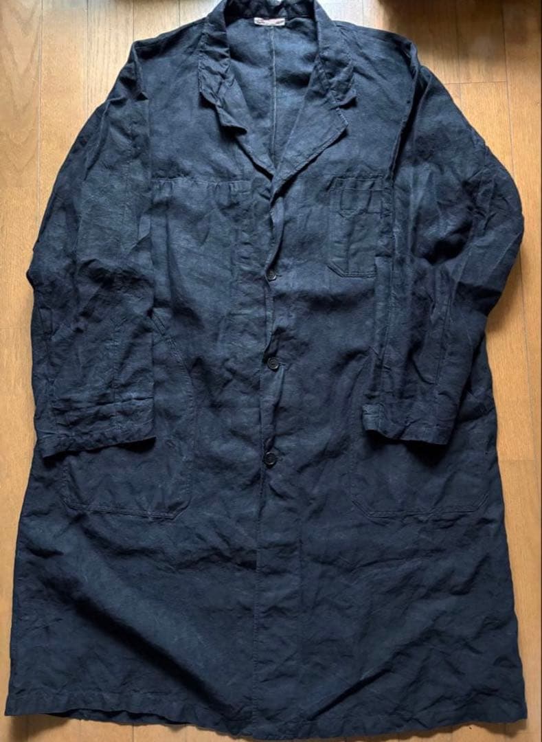 Ets BRAGARD インディゴリネンマキニョンコート ヴィンテージ - メルカリ