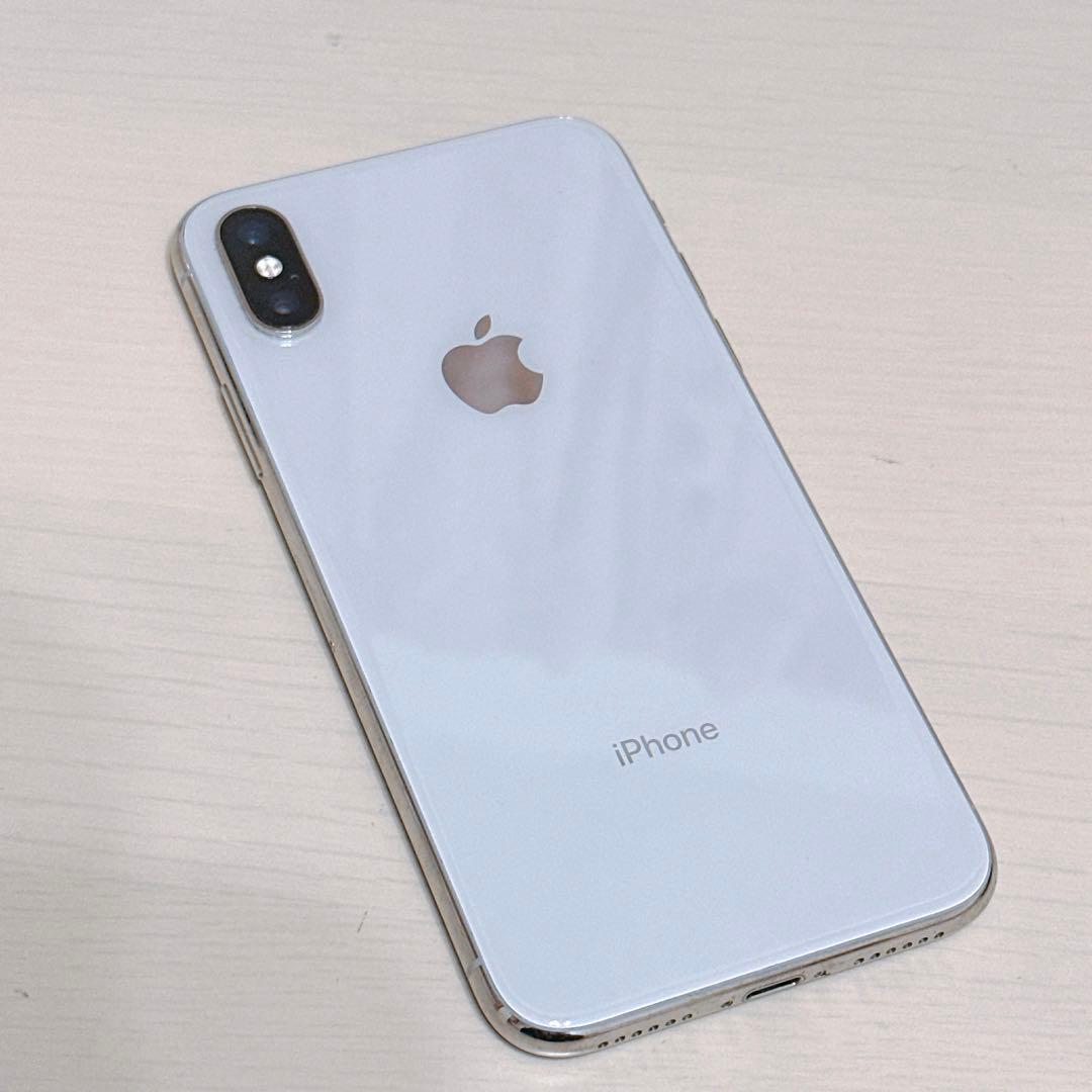 iPhoneX iPhone10 simフリー 256GB シルバー - メルカリ